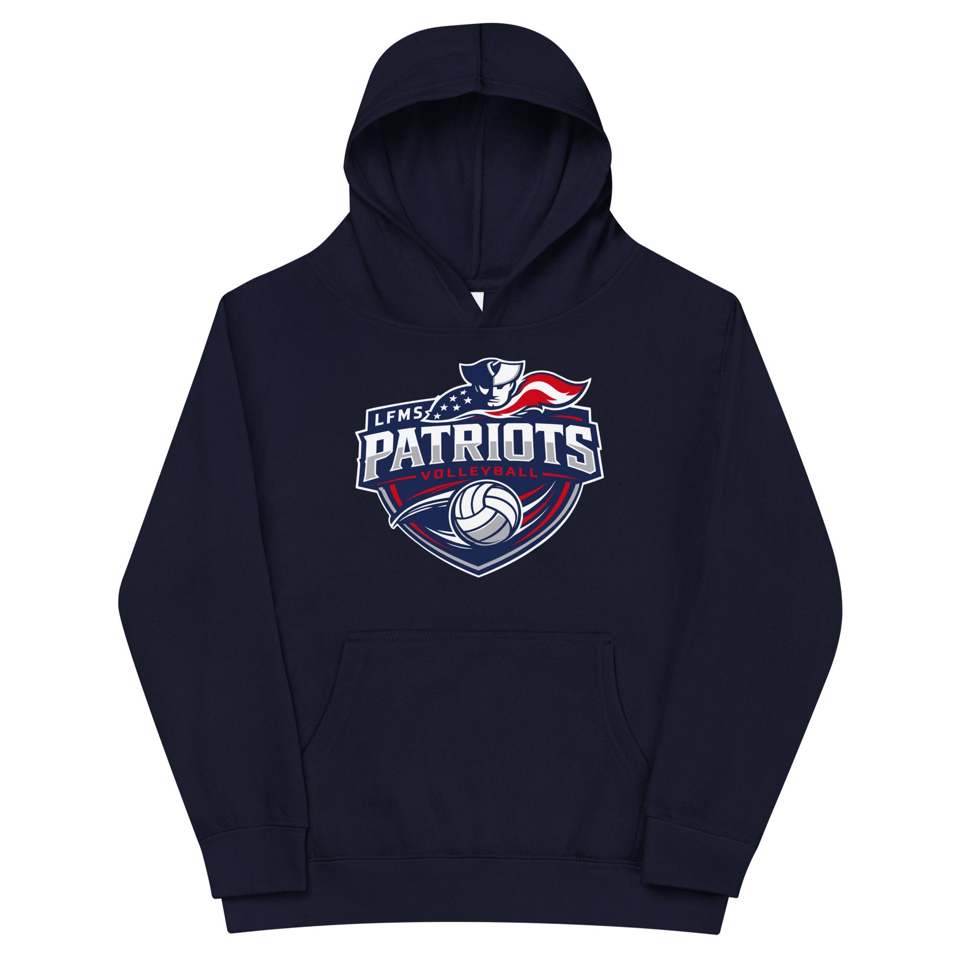 Performance | Youth Hoodie | LFMS Athletics | Patriots Volleyball Logo