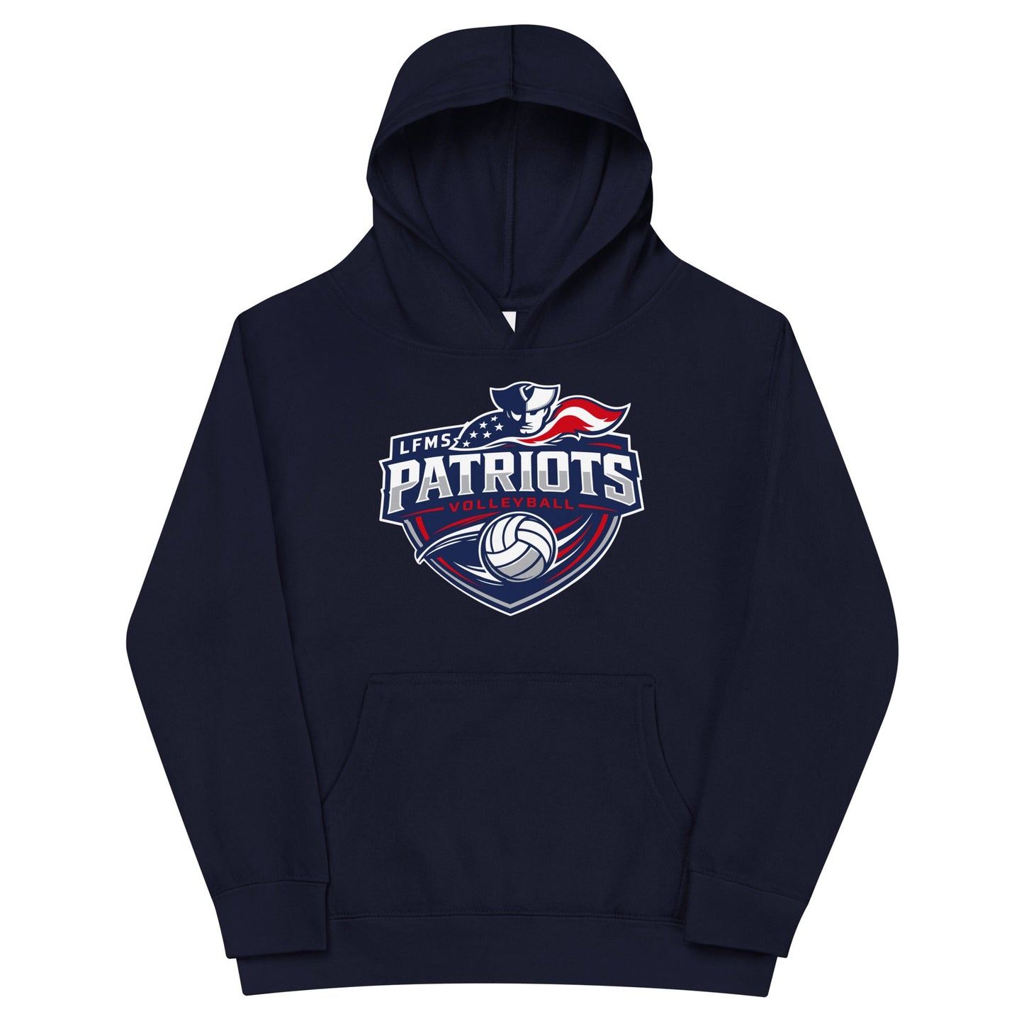 Performance | Youth Hoodie | LFMS Athletics | Patriots Volleyball Logo