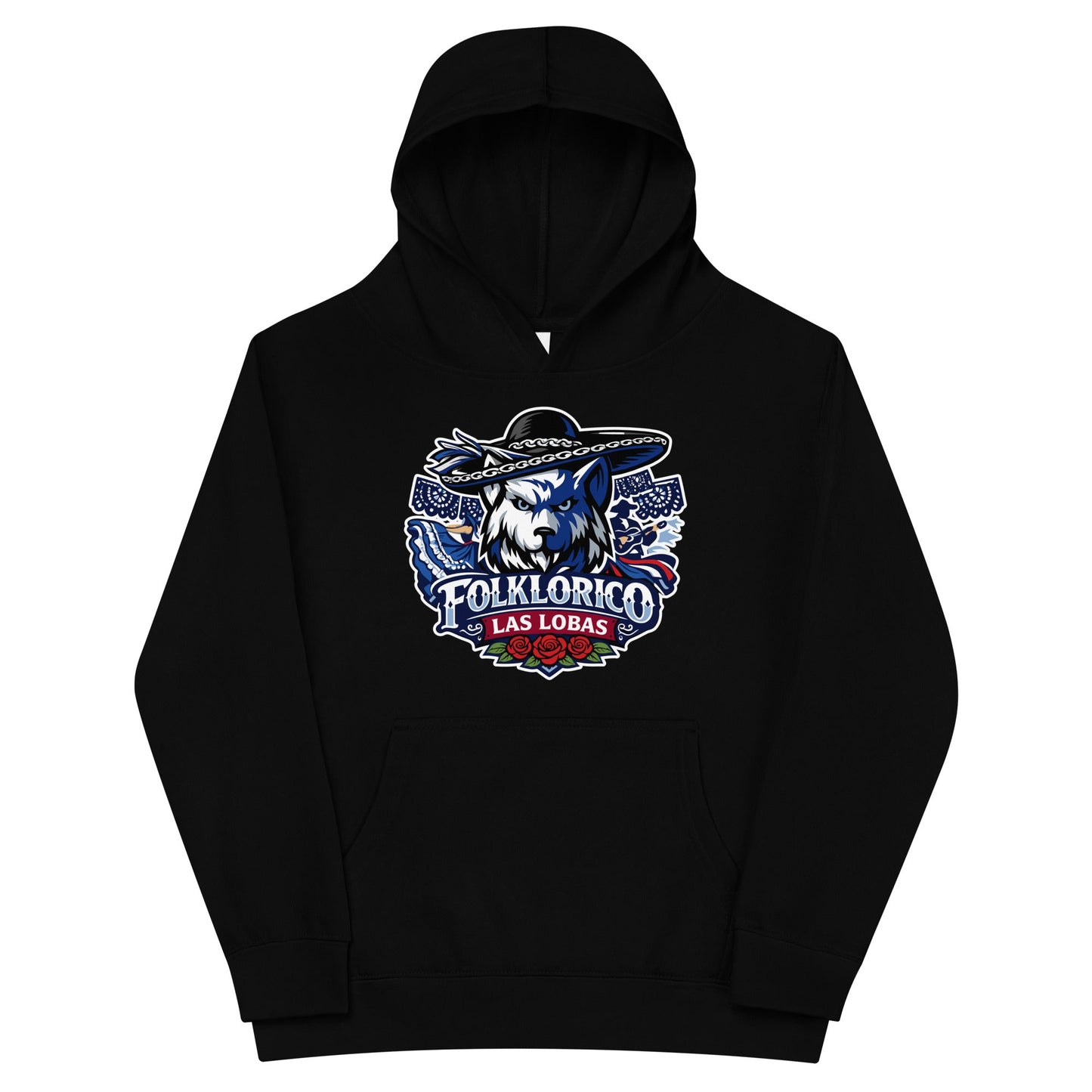 Performance | Youth Hoodie | Los Lobitos | Las Lobas Logo