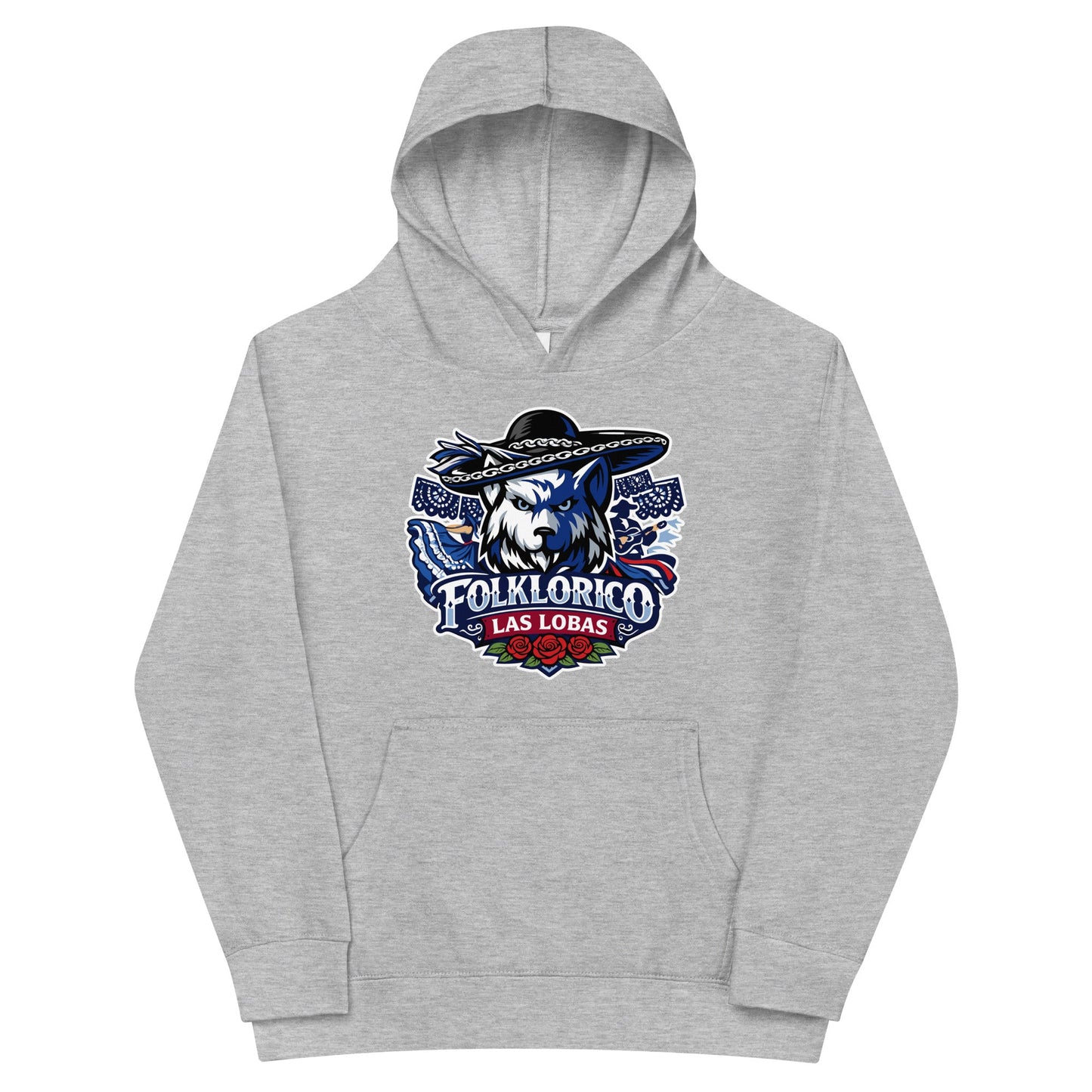 Performance | Youth Hoodie | Los Lobitos | Las Lobas Logo
