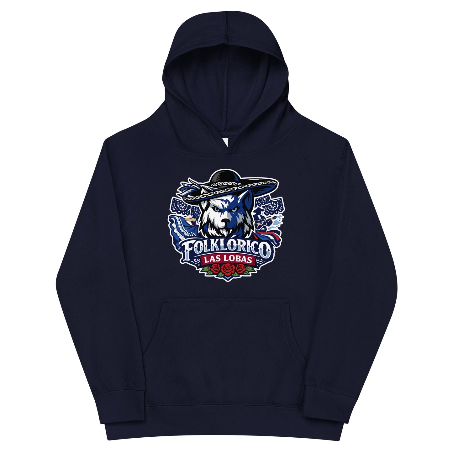 Performance | Youth Hoodie | Los Lobitos | Las Lobas Logo