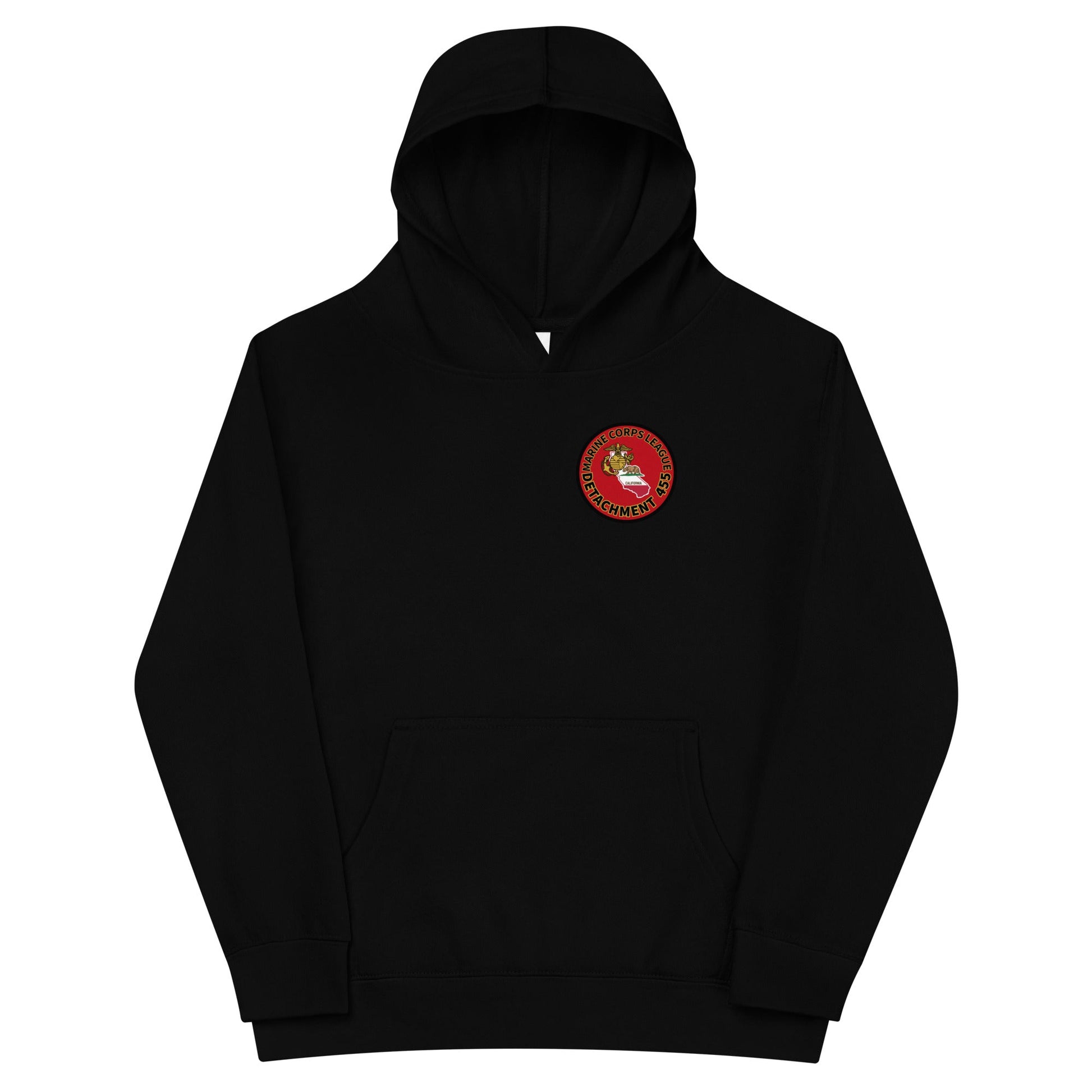 Performance | Youth Hoodie | Marine Corps League kings County Det 455 | Badge Logo