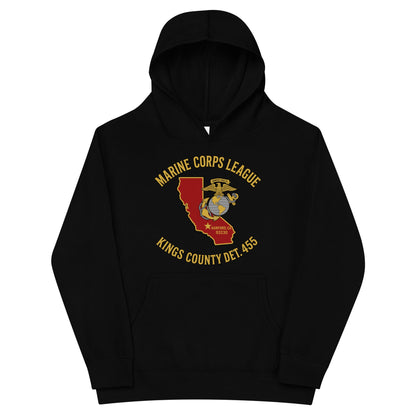 Performance | Youth Hoodie | Marine Corps League kings County Det 455 | Crest Logo