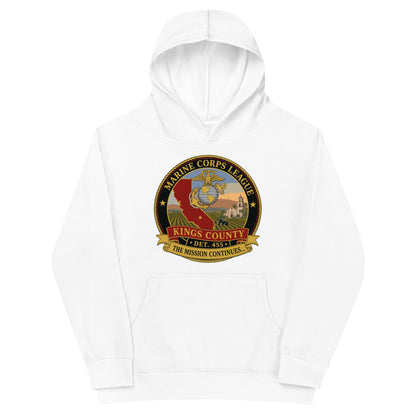 Performance | Youth Hoodie | Marine Corps League kings County Det 455 | Shield Logo