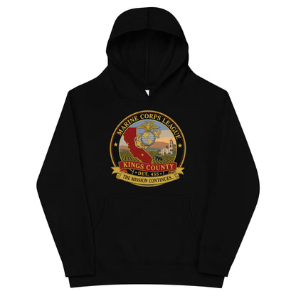 Performance | Youth Hoodie | Marine Corps League kings County Det 455 | Shield Logo
