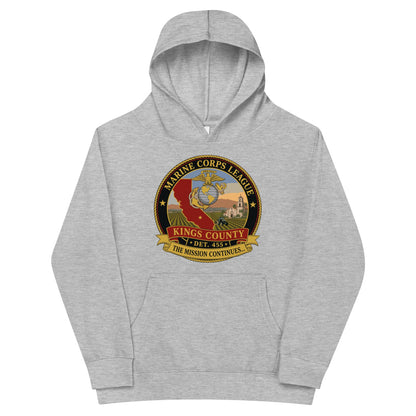 Performance | Youth Hoodie | Marine Corps League kings County Det 455 | Shield Logo