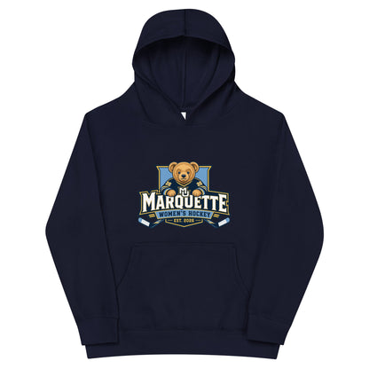 Performance | Youth Hoodie | Marquette University Women's Hockey | Bear Athletics Logo