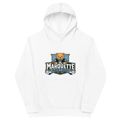 Performance | Youth Hoodie | Marquette University Women's Hockey | Bear Athletics Logo
