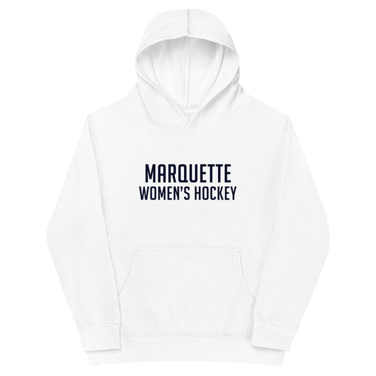 Performance | Youth Hoodie | Marquette University Women's Hockey | Collegiate Front Logo