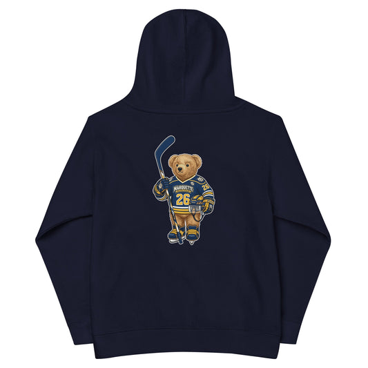 Performance | Youth Hoodie | Marquette University Women's Hockey | MU Mark Backprint Logo