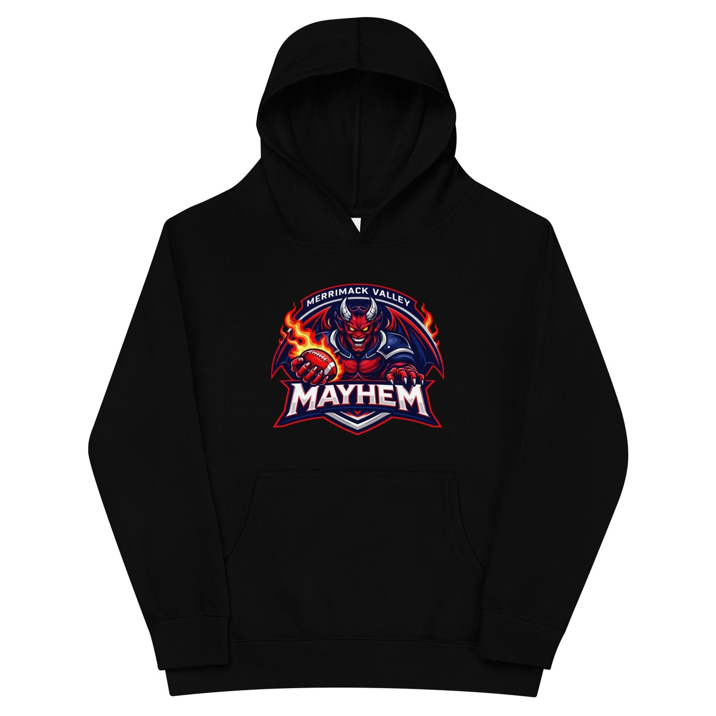 Performance | Youth Hoodie | Merrimack Valley Mayhem | Overlord Crest Logo