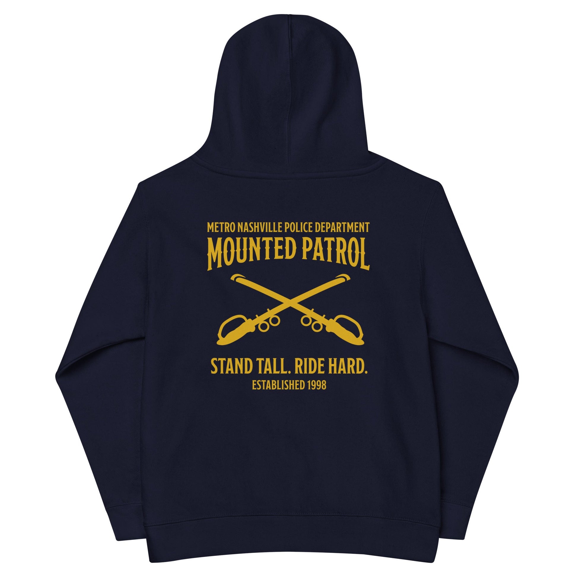 Performance | Youth Hoodie | Metro Nashville Police Department Horse Mounted Patrol | Stand Tall Logo