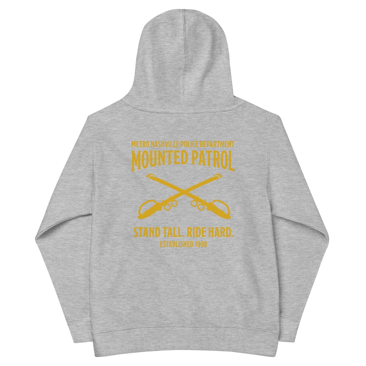 Performance | Youth Hoodie | Metro Nashville Police Department Horse Mounted Patrol | Stand Tall Logo