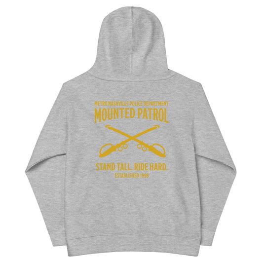 Performance | Youth Hoodie | Metro Nashville Police Department Horse Mounted Patrol | Stand Tall Logo