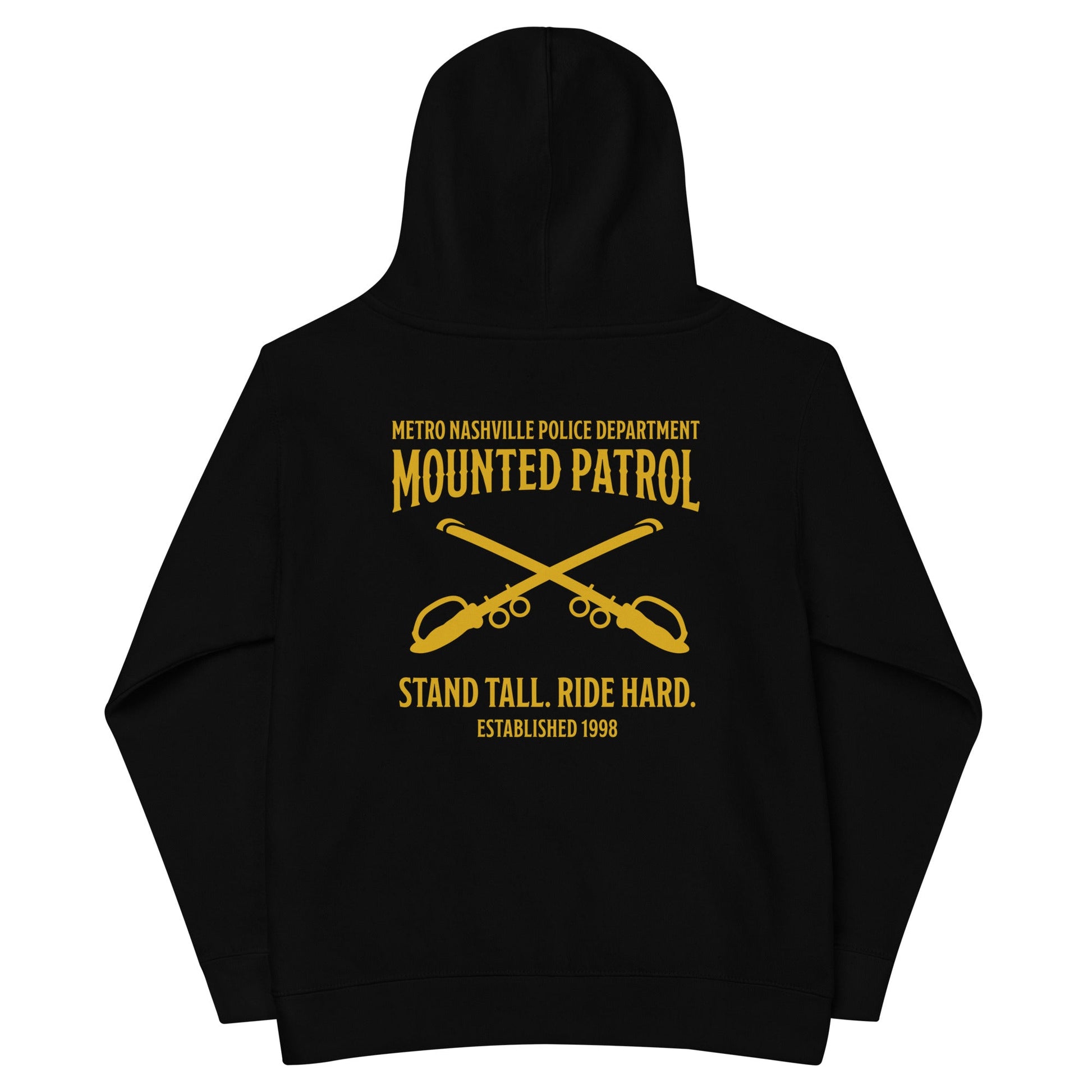 Performance | Youth Hoodie | Metro Nashville Police Department Horse Mounted Patrol | Stand Tall Logo