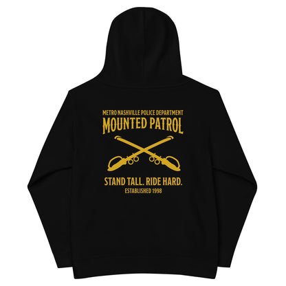 Performance | Youth Hoodie | Metro Nashville Police Department Horse Mounted Patrol | Stand Tall Logo