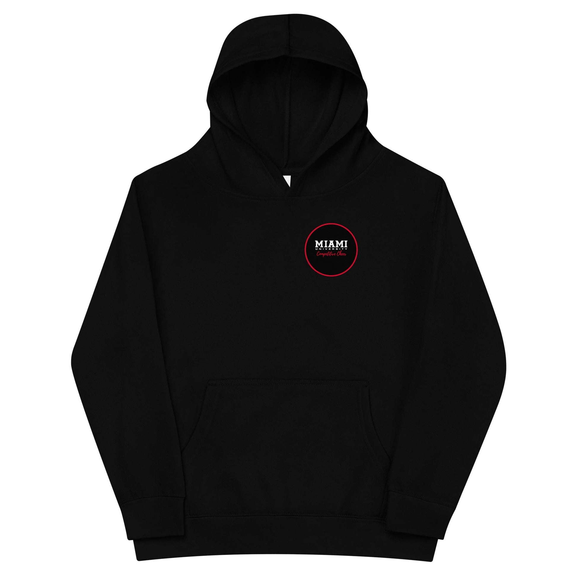 Performance | Youth Hoodie | Miami University Competitive Cheer Team | Badge Logo