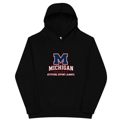 Performance | Youth Hoodie | Michigan Select Baseball | Crest Logo