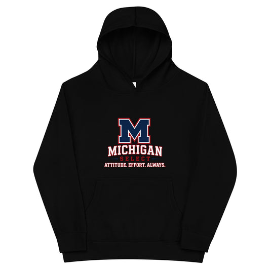 Performance | Youth Hoodie | Michigan Select Baseball | Crest Logo