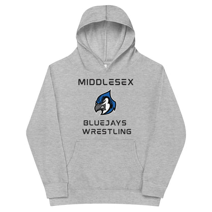 Performance | Youth Hoodie | Middlesex Bluejays Wrestling | Bluejays Logo