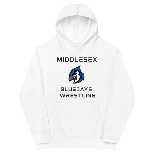 Performance | Youth Hoodie | Middlesex Bluejays Wrestling | Bluejays Logo