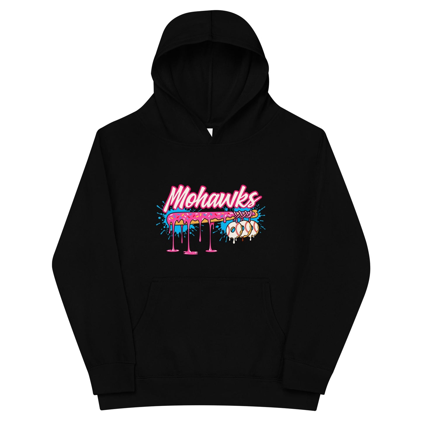 Performance | Youth Hoodie | Mohawks | Pink Batters Logo