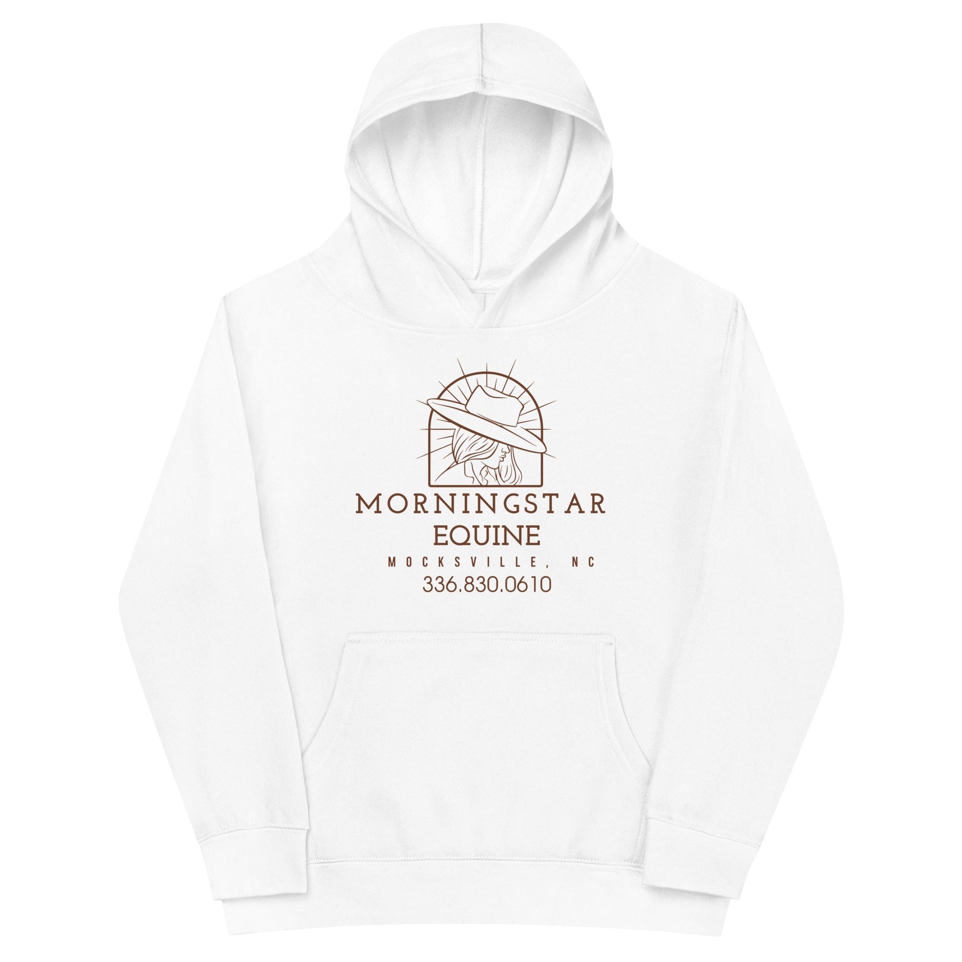 Performance | Youth Hoodie | Morningstar Equine | Morningstar Equine Burnt Logo