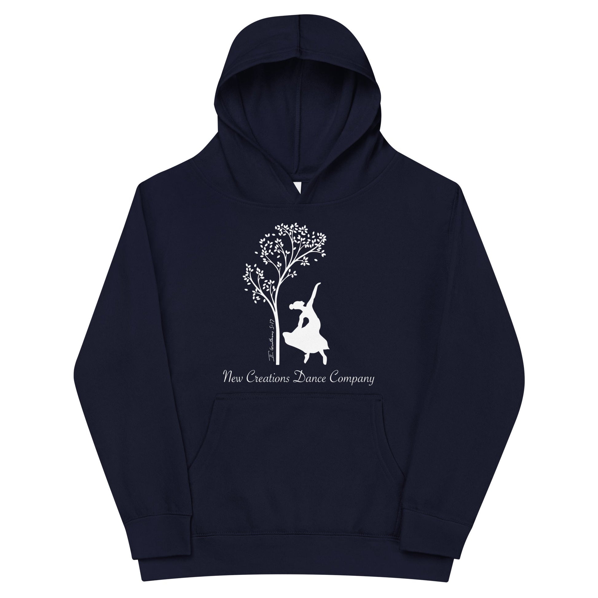 Performance | Youth Hoodie | New Creations Dance Company | Alt Logo