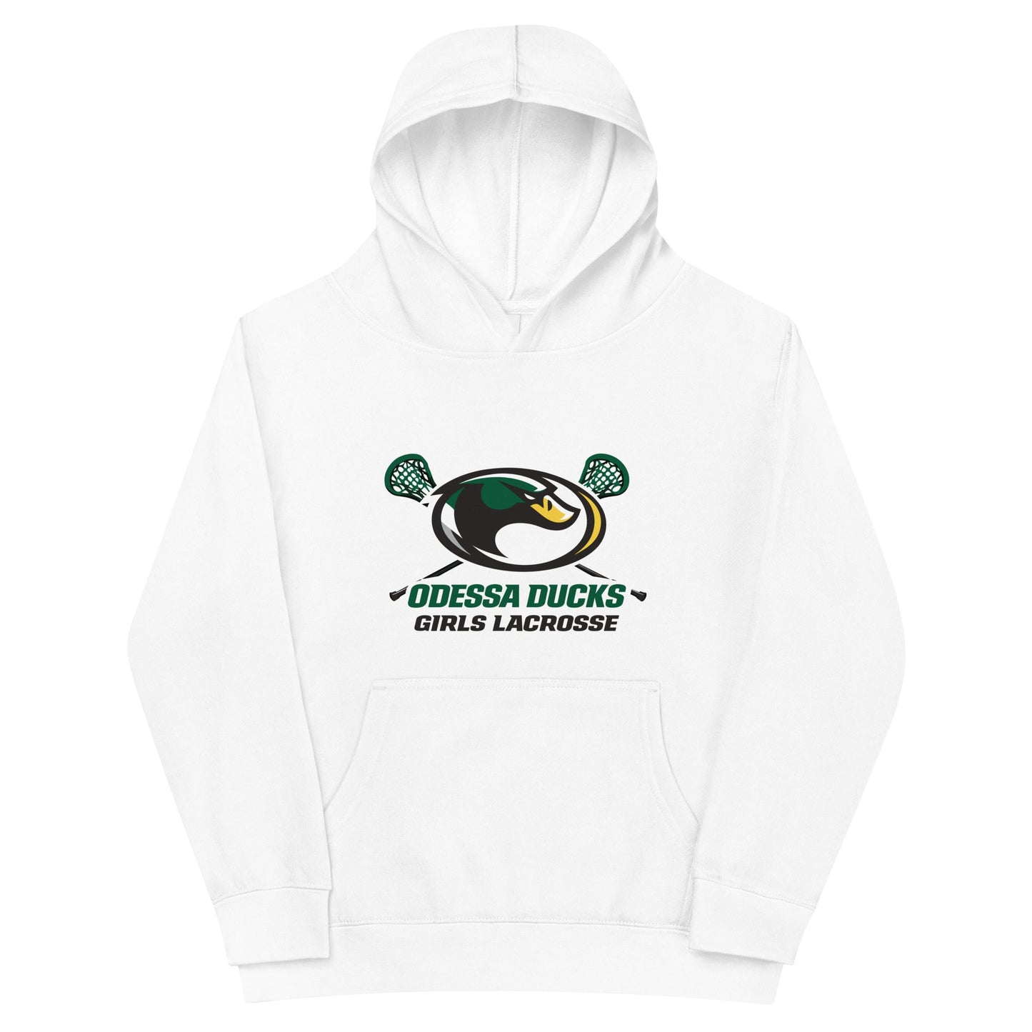 Performance | Youth Hoodie | Odessa Girls Lacrosse | Duck Sticks Logo