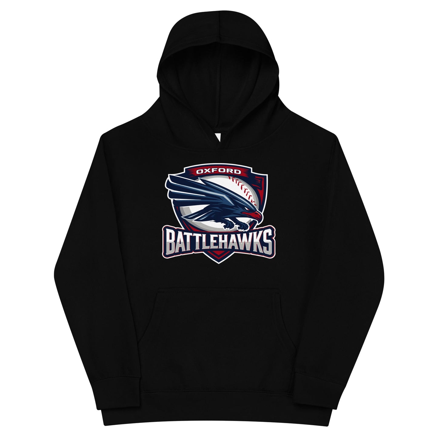 Performance | Youth Hoodie | Oxford Battlehawks 13U | Badge Logo