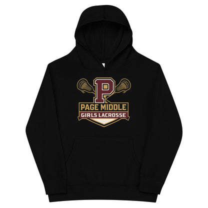 Performance | Youth Hoodie | Page Middle Girls Lacrosse | Block P Logo