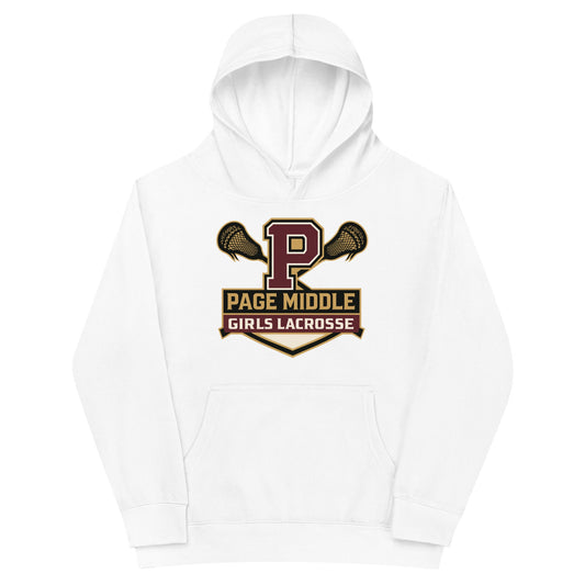 Performance | Youth Hoodie | Page Middle Girls Lacrosse | Block P Logo