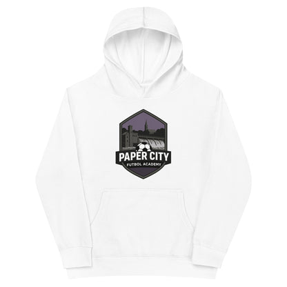 Performance | Youth Hoodie | Paper City Futbol Academy | Vanguard Shield Logo