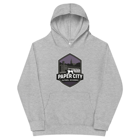 Performance | Youth Hoodie | Paper City Futbol Academy | Vanguard Shield Logo