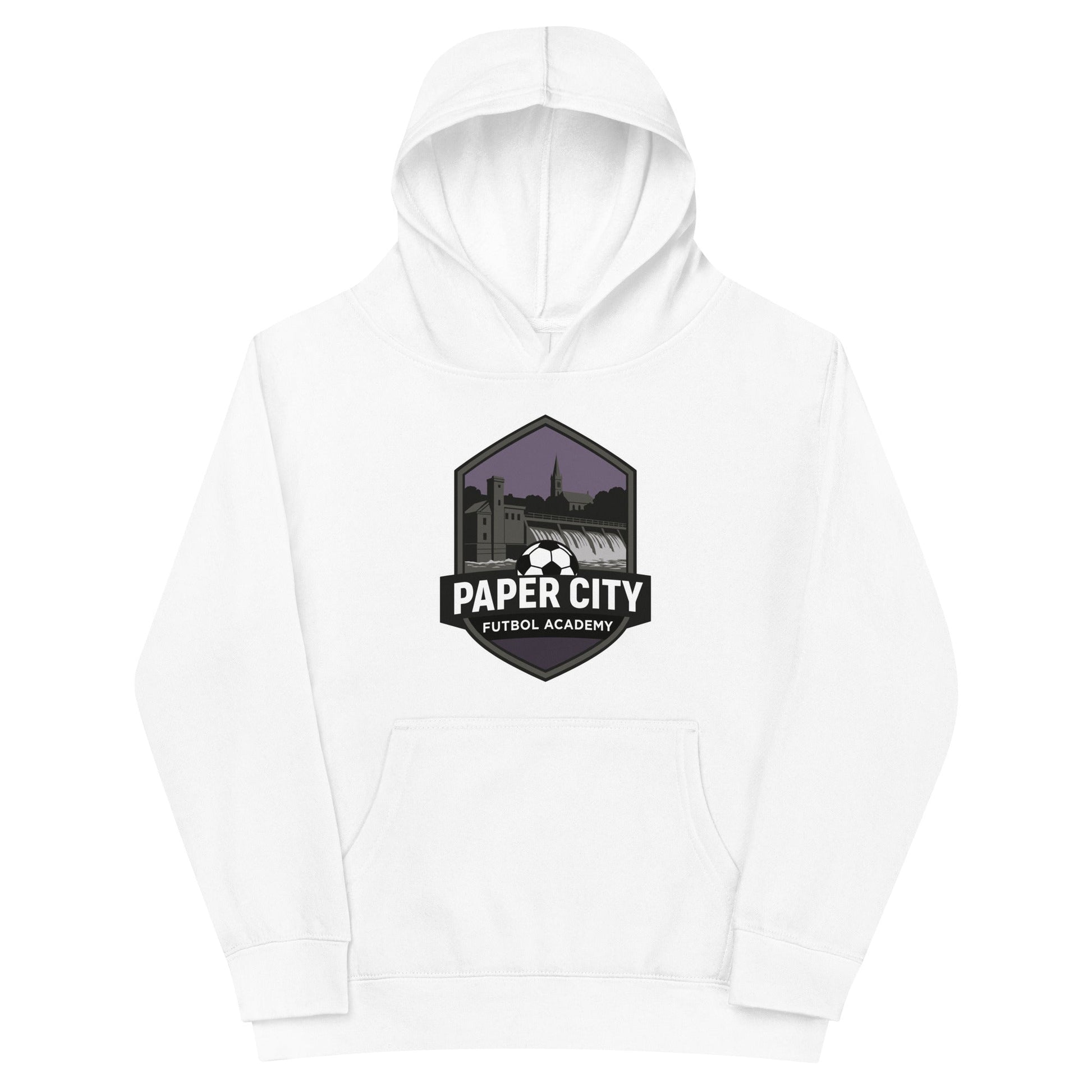 Performance | Youth Hoodie | Paper City Futbol Academy | Vanguard Shield Logo
