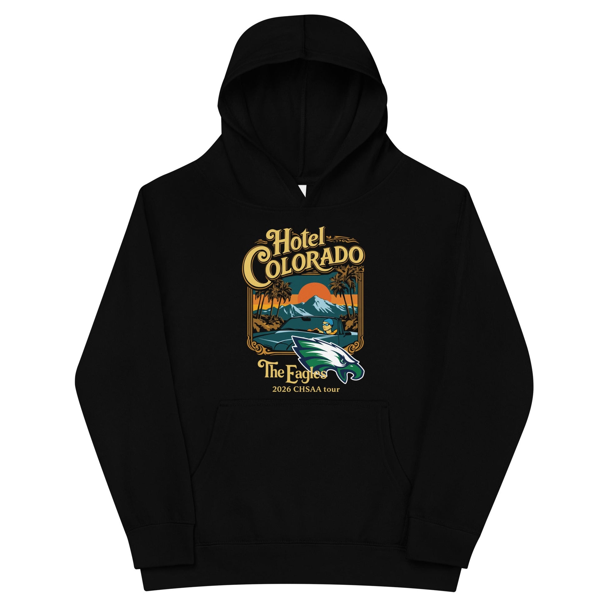 Performance | Youth Hoodie | PINE CREEK SWIM & DIVE | Hotel Colorado Logo