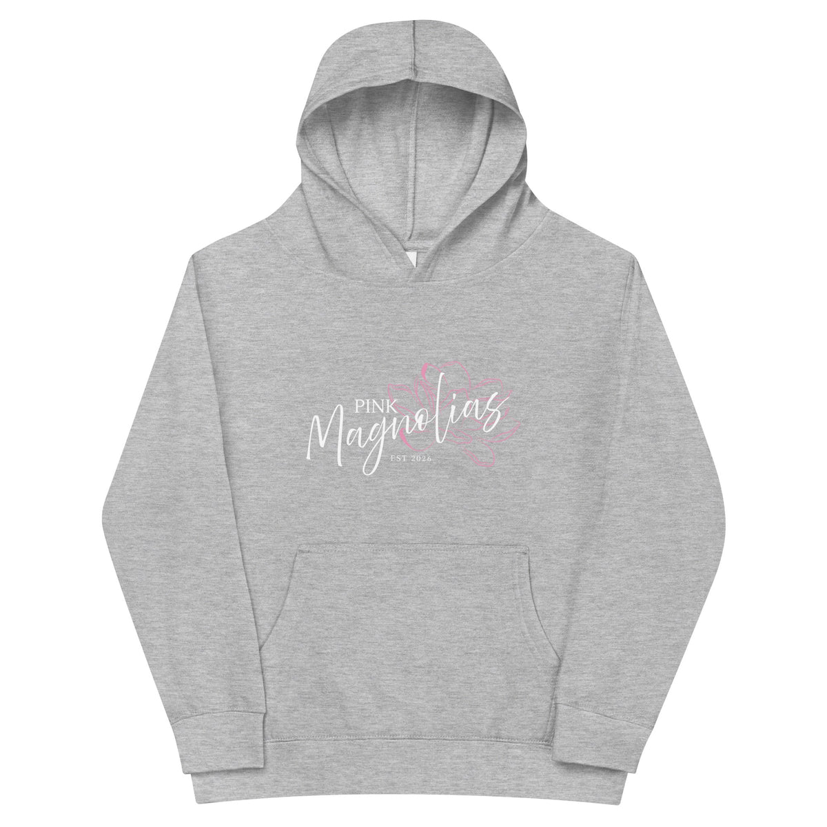 Performance | Youth Hoodie | Pink Magnolias Dance | Modern Script Logo