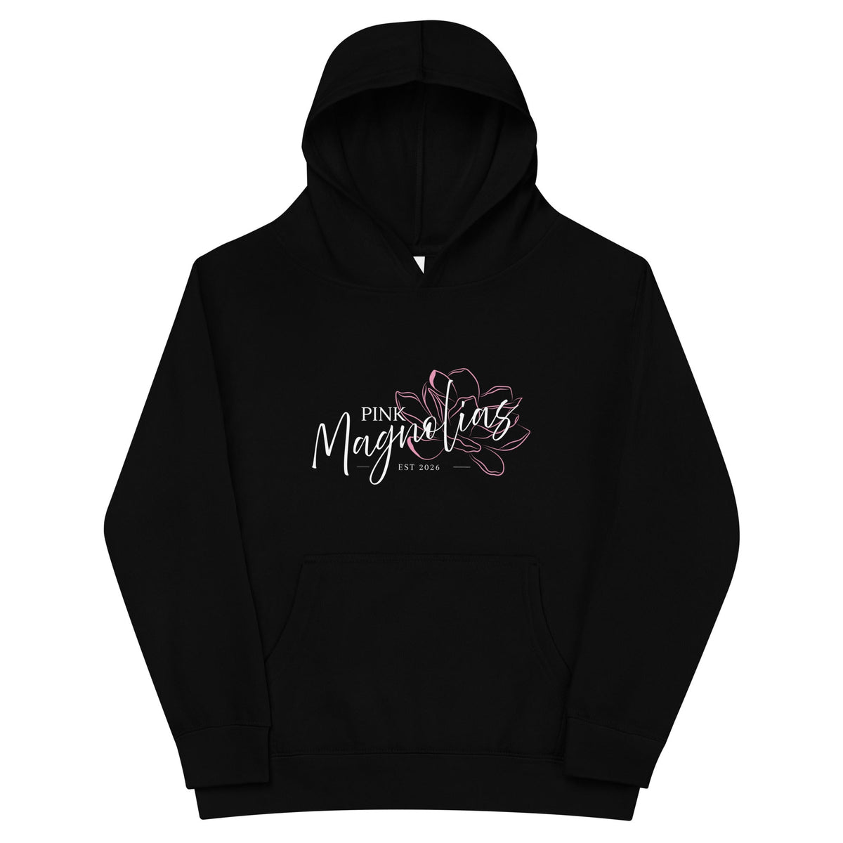 Performance | Youth Hoodie | Pink Magnolias Dance | Modern Script Logo