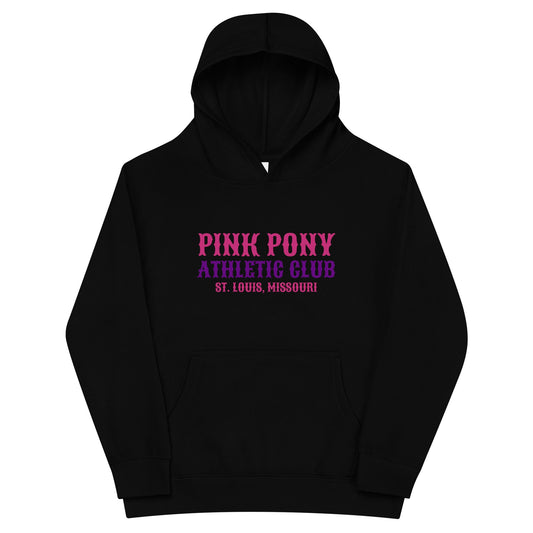 Performance | Youth Hoodie | Pink Pony Athletic Club | Athletic Wordmark Logo