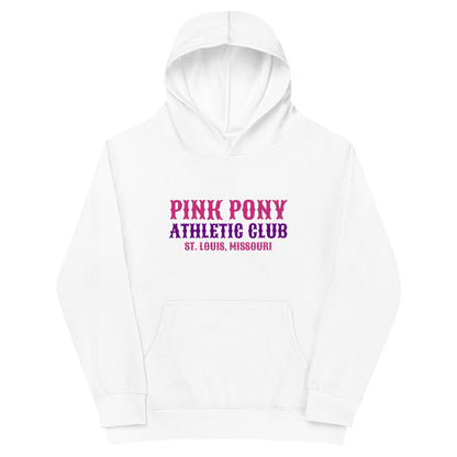Performance | Youth Hoodie | Pink Pony Athletic Club | Athletic Wordmark Logo