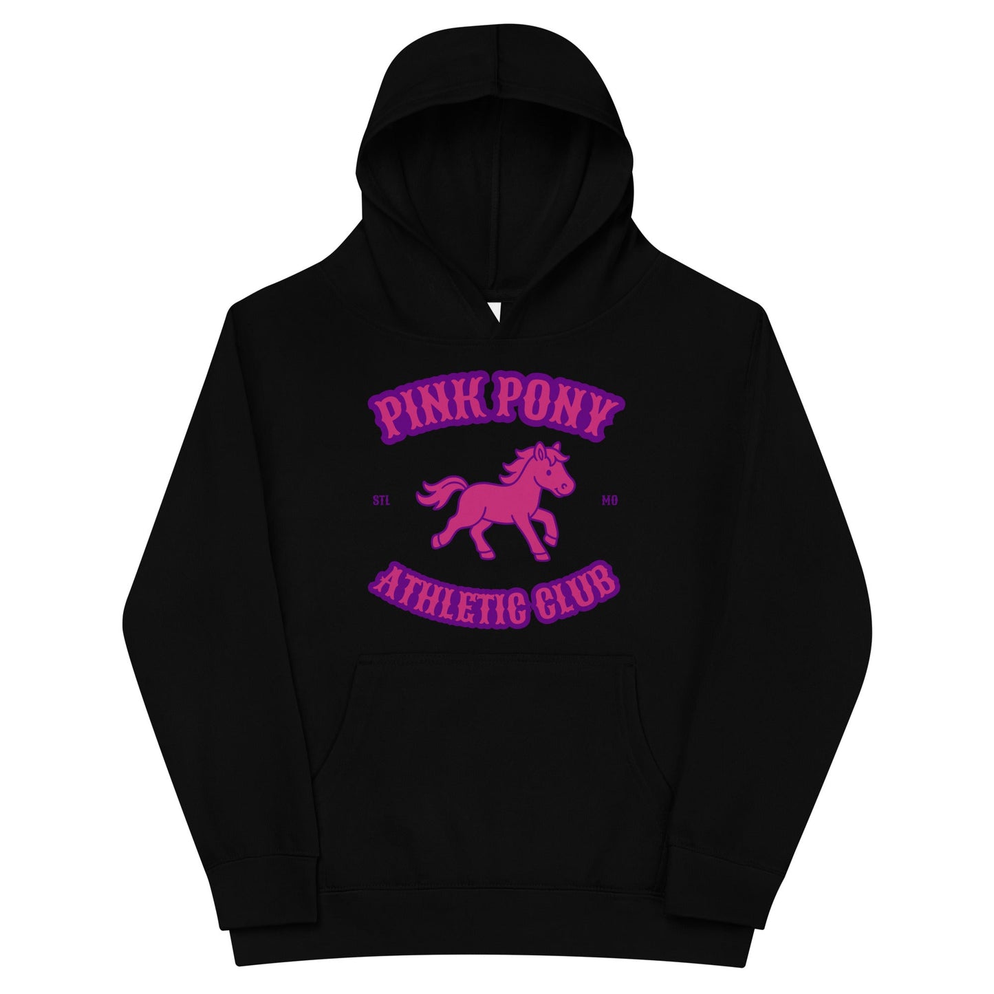 Performance | Youth Hoodie | Pink Pony Athletic Club | Crest Logo