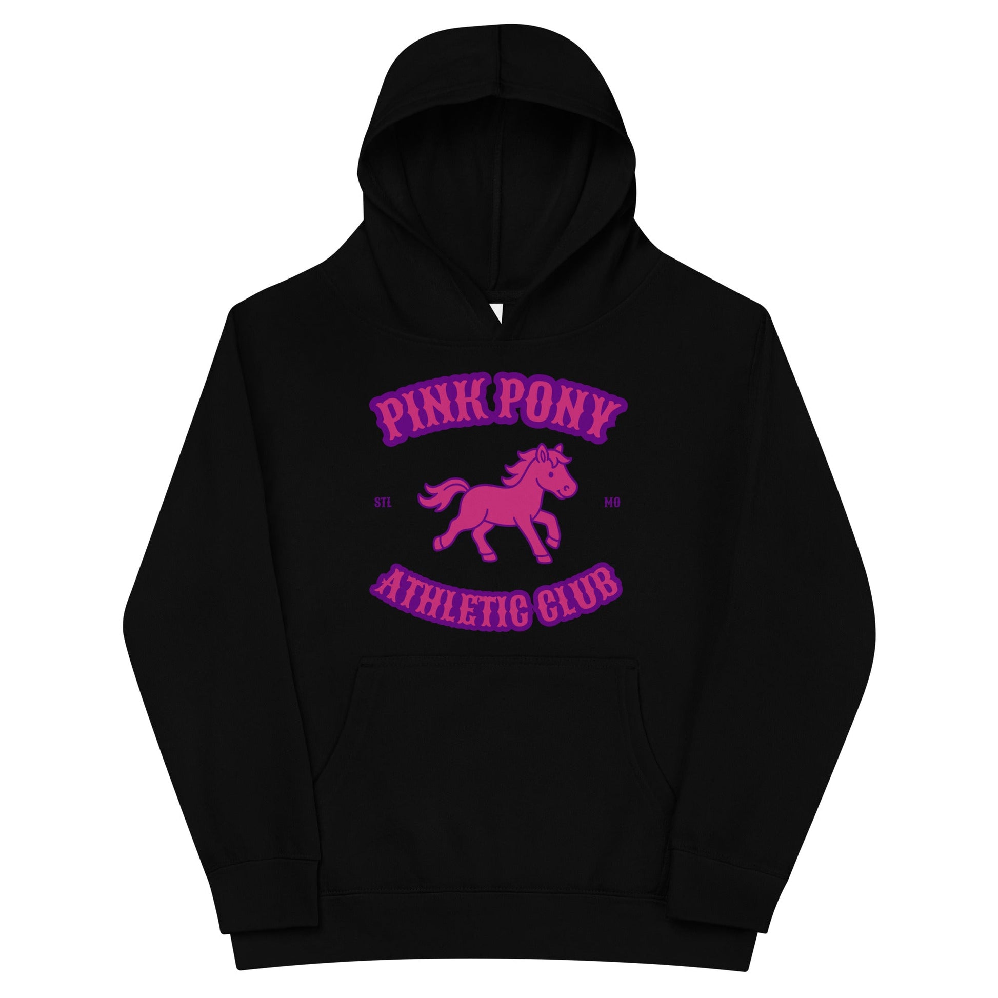 Performance | Youth Hoodie | Pink Pony Athletic Club | Crest Logo