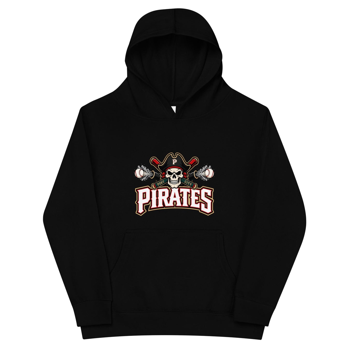 Performance | Youth Hoodie | Port City Pirates | Cannonball Portside Logo