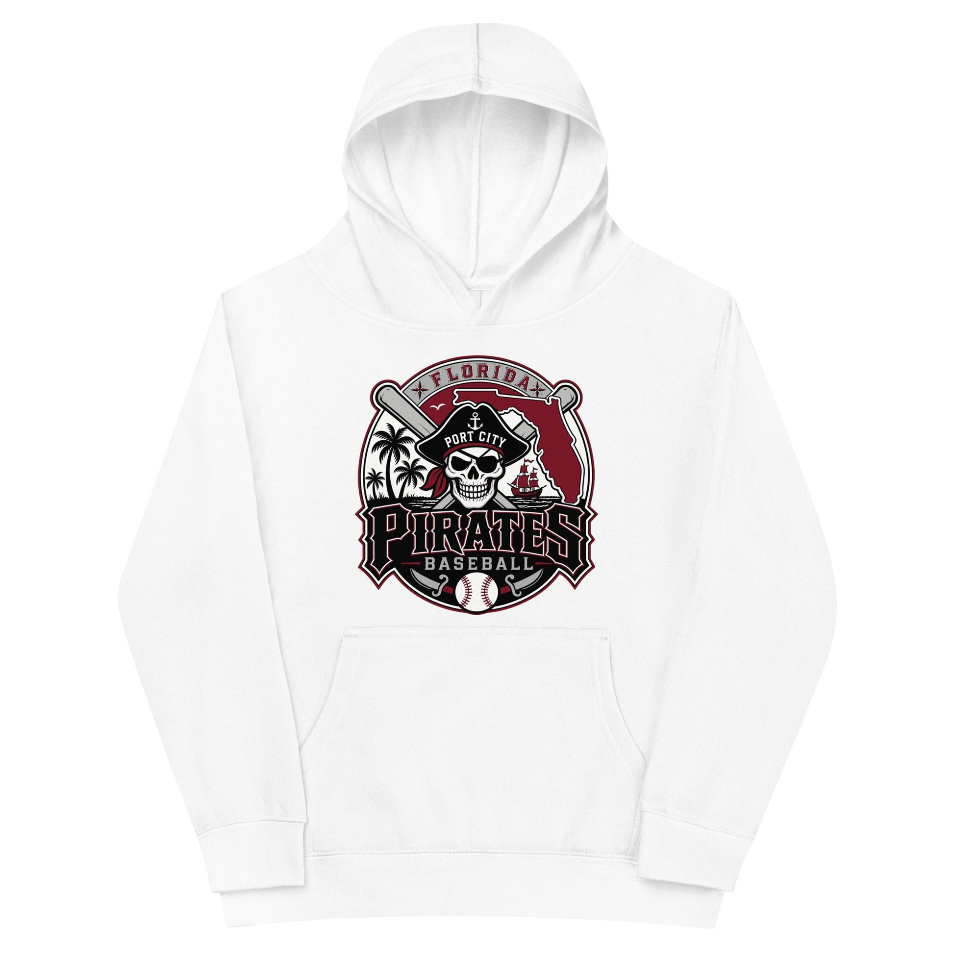 Performance | Youth Hoodie | Port City Pirates | Emblem Logo