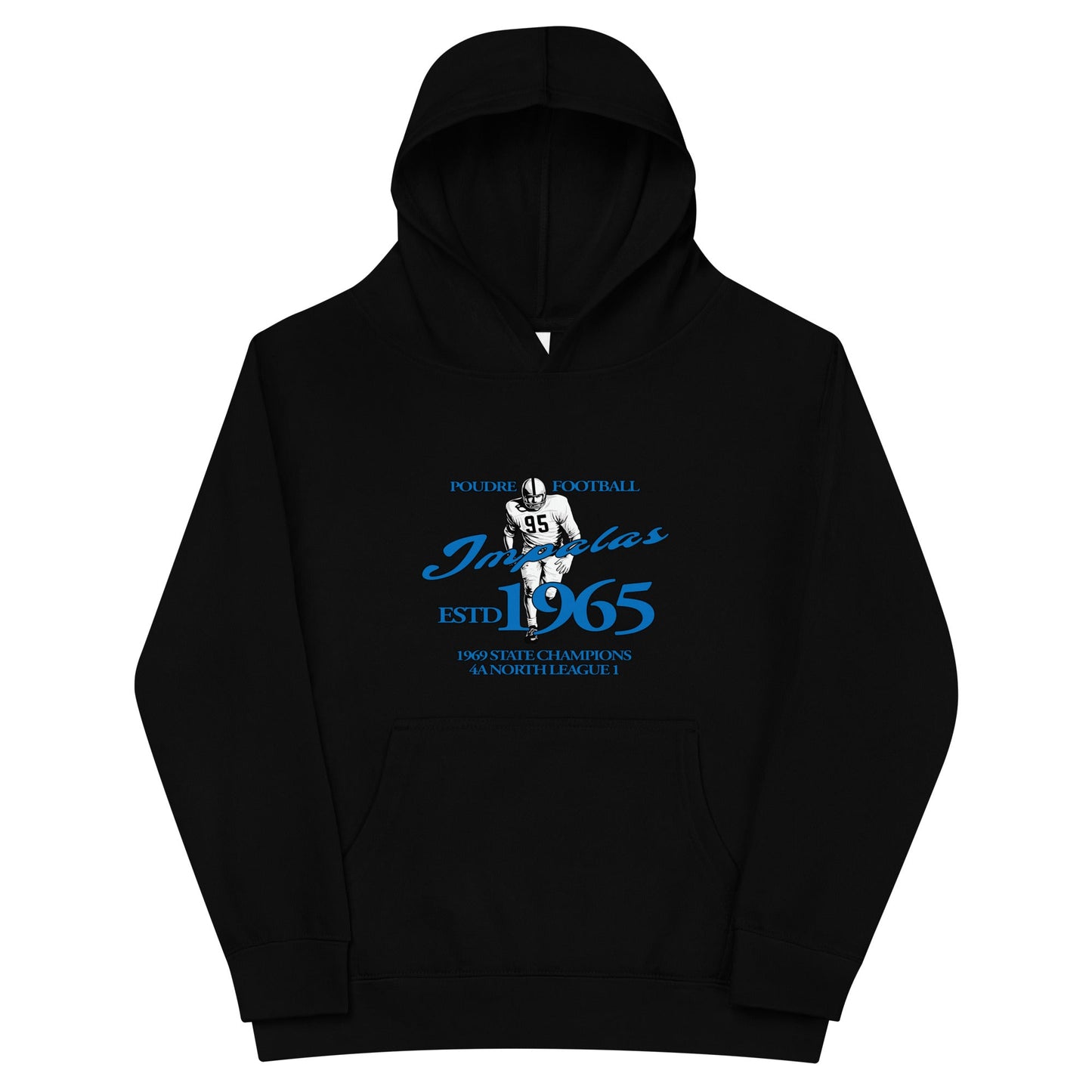 Performance | Youth Hoodie | Poudre Football | Dynasty Athletics Logo