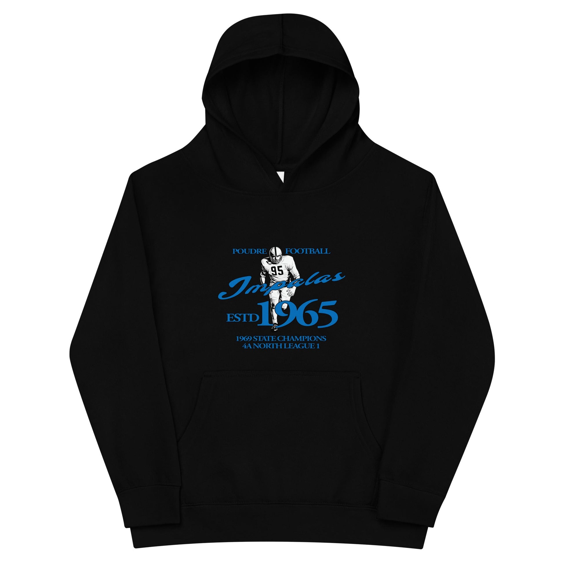 Performance | Youth Hoodie | Poudre Football | Dynasty Athletics Logo