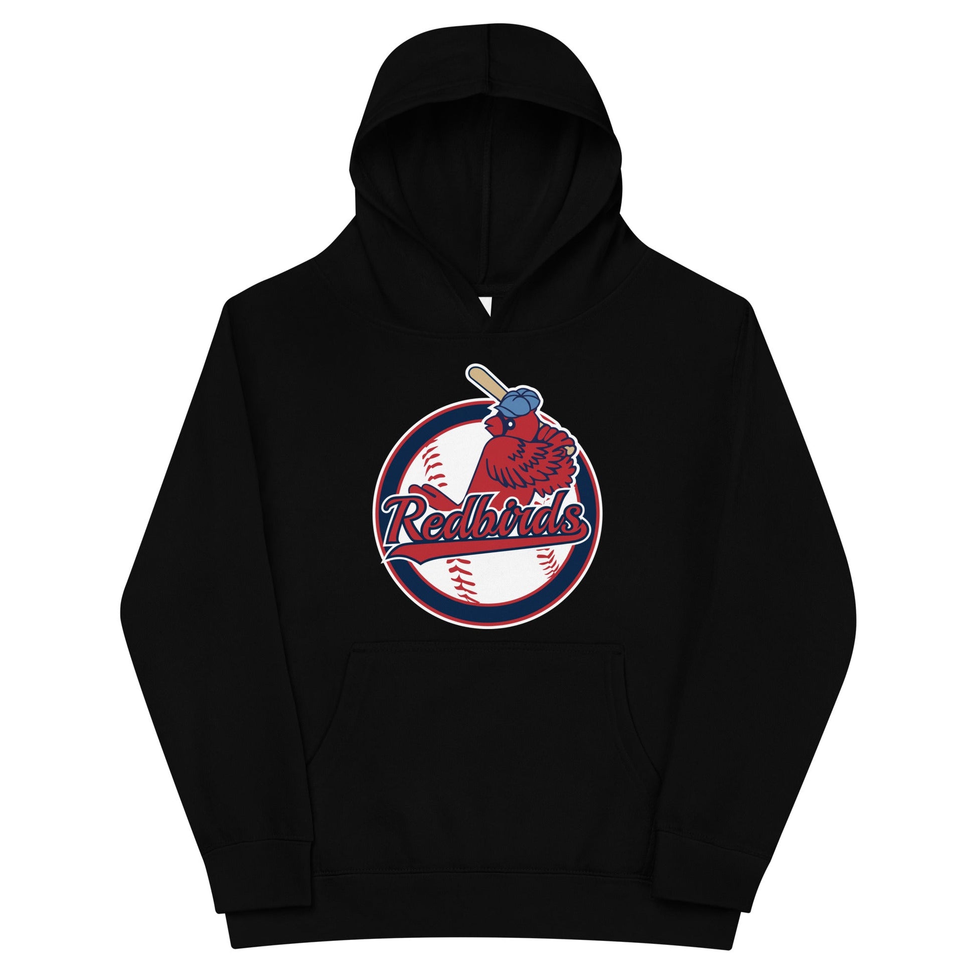 Performance | Youth Hoodie | Redbirds | Vintage Badge Logo