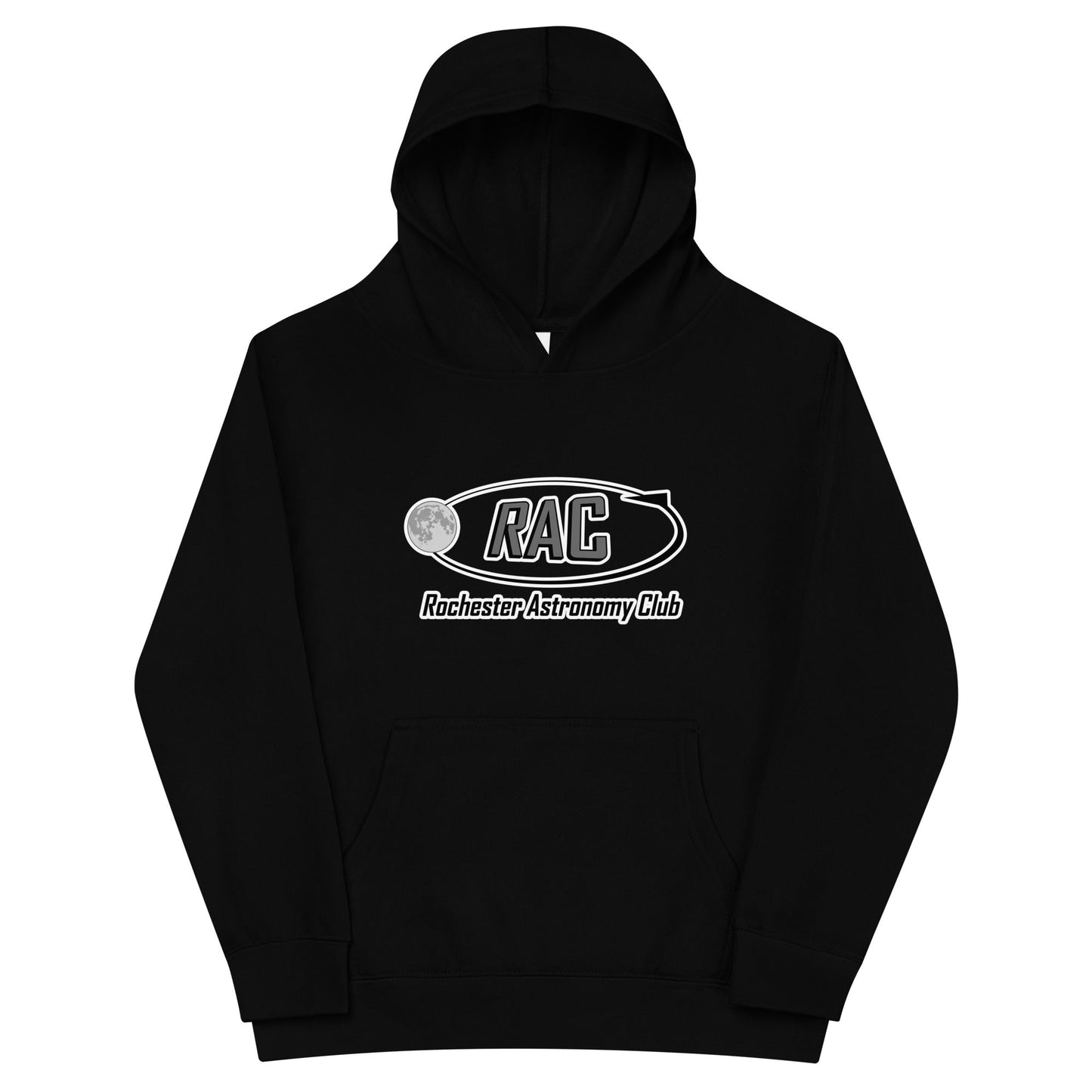 Performance | Youth Hoodie | Rochester Astronomy Club | Orbit Logo
