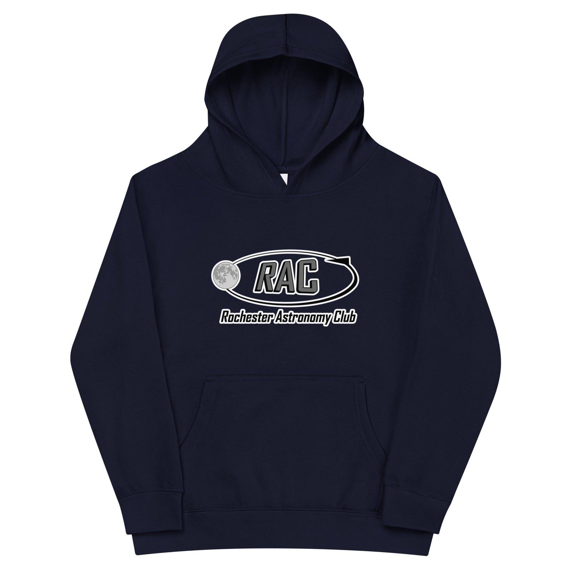 Performance | Youth Hoodie | Rochester Astronomy Club | Orbit Logo