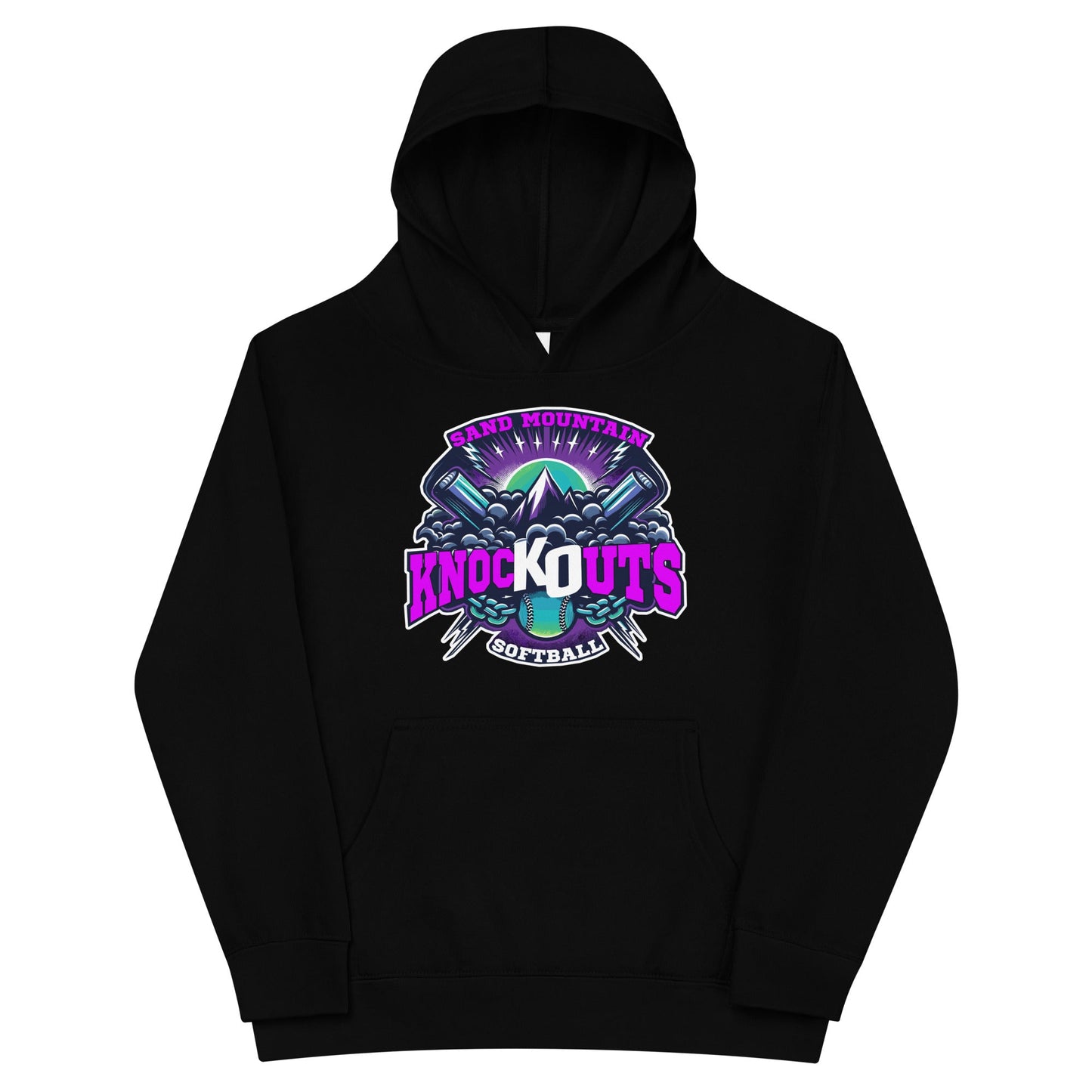 Performance | Youth Hoodie | Sand Mountain Knockouts | Ball & Bat Logo